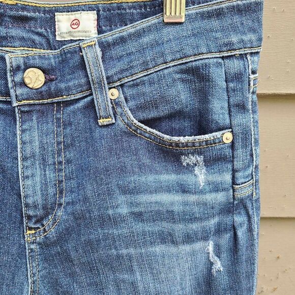 AG Adriano Goldschmied The Beau Slouchy Skinny Jeans size 28R - Picture 10 of 15